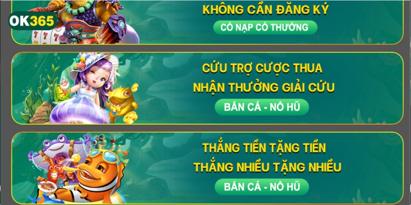 Khuyến mãi đa dạng cho người chơi nổ hũ