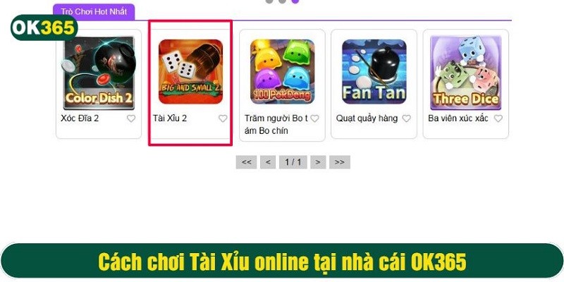 Giới thiệu trò chơi Tài Xỉu online
